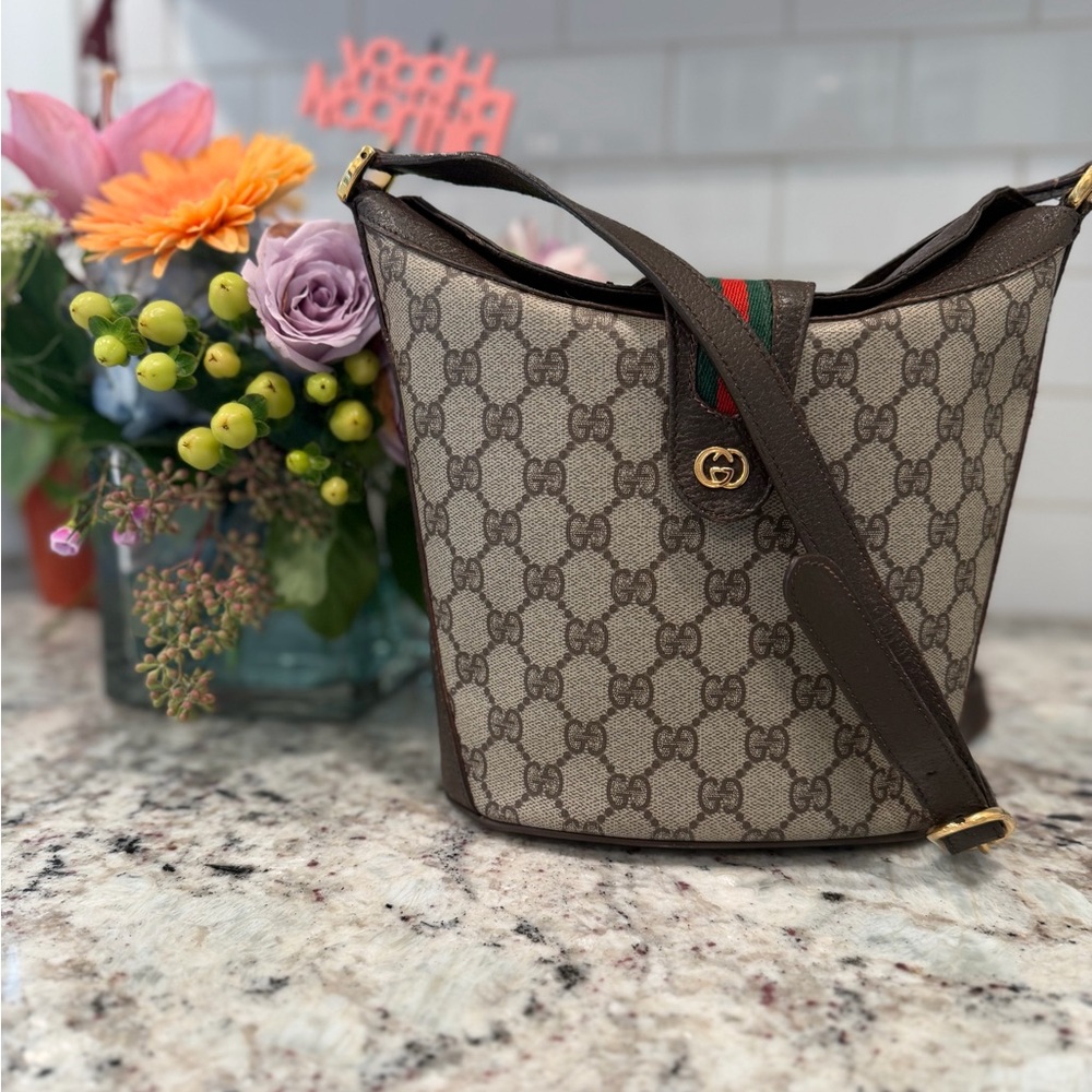 Gucci Beige and Brown Crossbody Bag - Picture 8 of 16